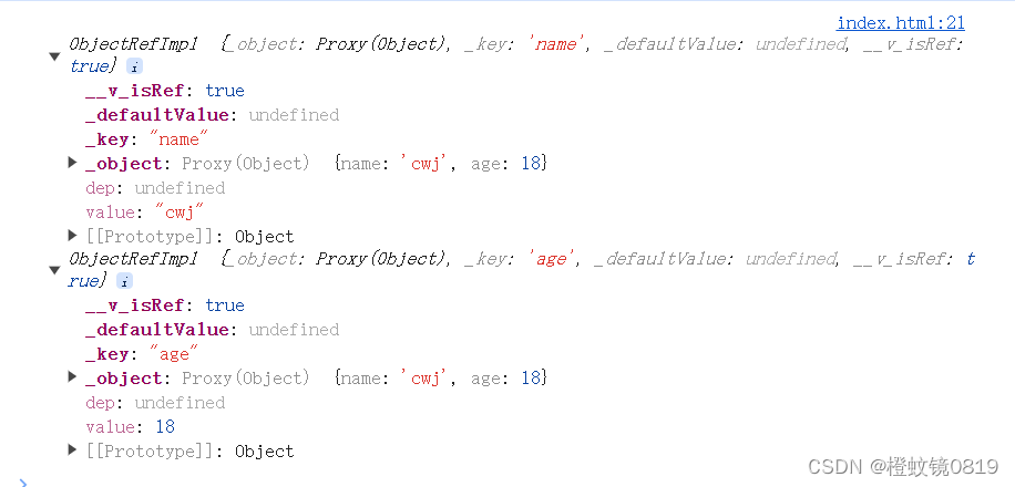 vue3源码（五）ref、toRef、toRefs、proxyRefs