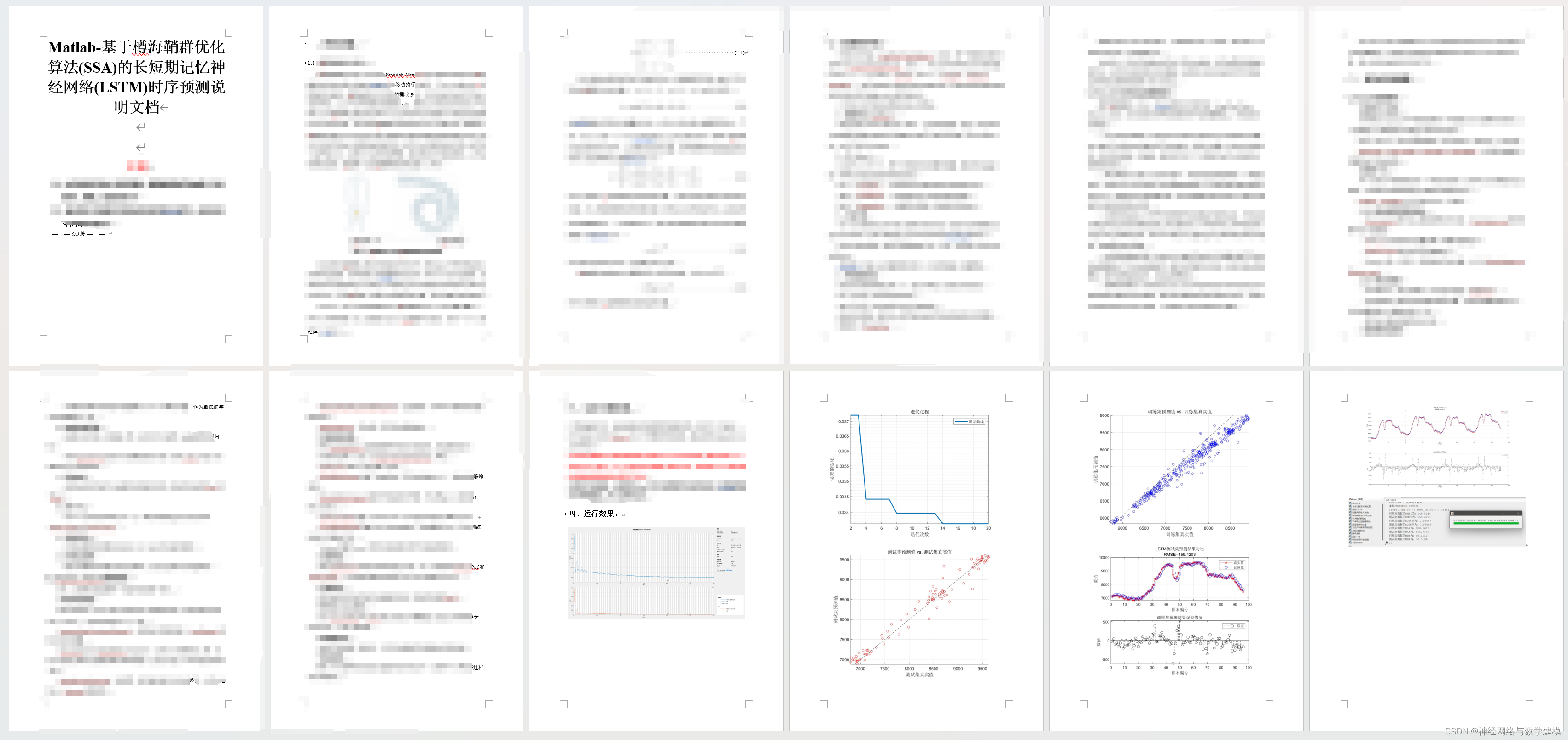 SSA-LSTM多输入回时序预测 | 樽海鞘优化算法-长短期神经网络 | Matlab