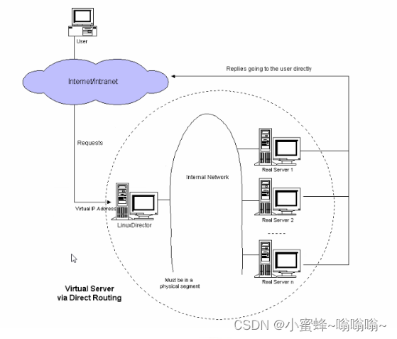 LVS <span style='color:red;'>负载</span><span style='color:red;'>均衡</span> - <span style='color:red;'>DR</span>模式