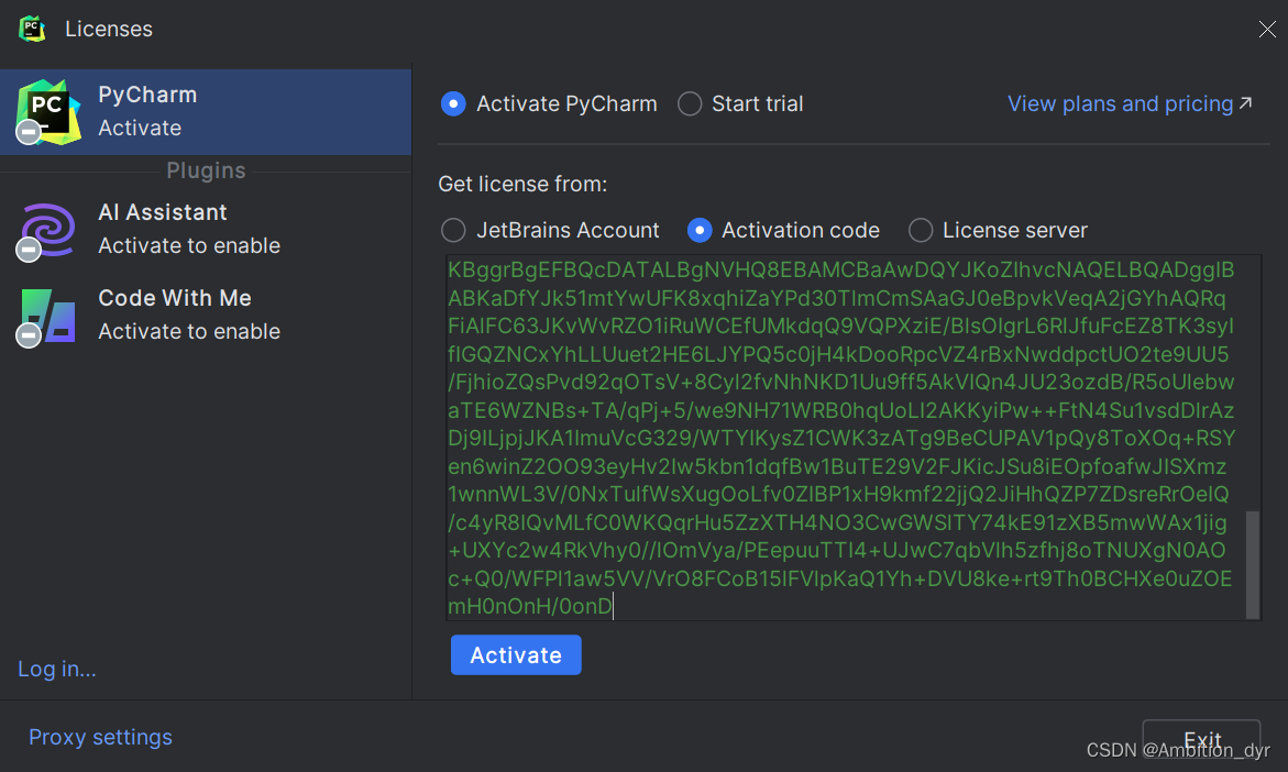 Pycharm2024安装