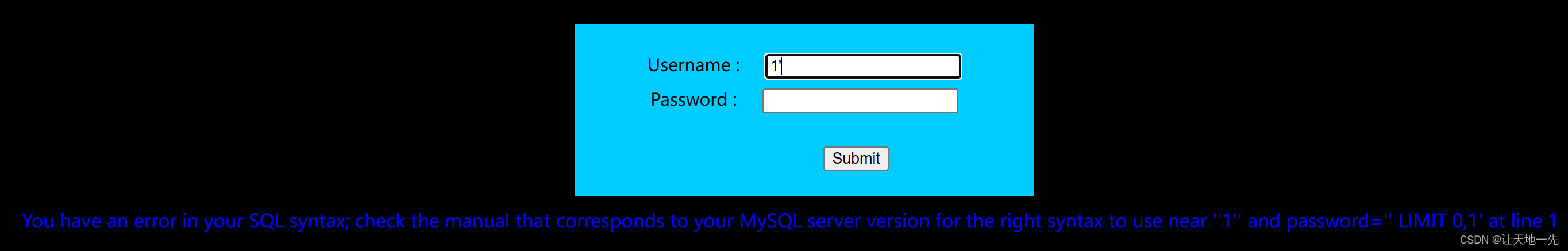 <span style='color:red;'>sqli</span>-labs通关笔记（<span style='color:red;'>less</span>-<span style='color:red;'>11</span> ~ <span style='color:red;'>less</span><span style='color:red;'>16</span>）