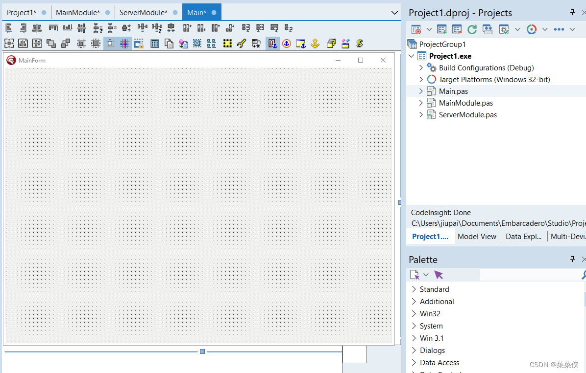 菜菜侠的uniGUI使用笔记 -- 安装篇-CSDN博客