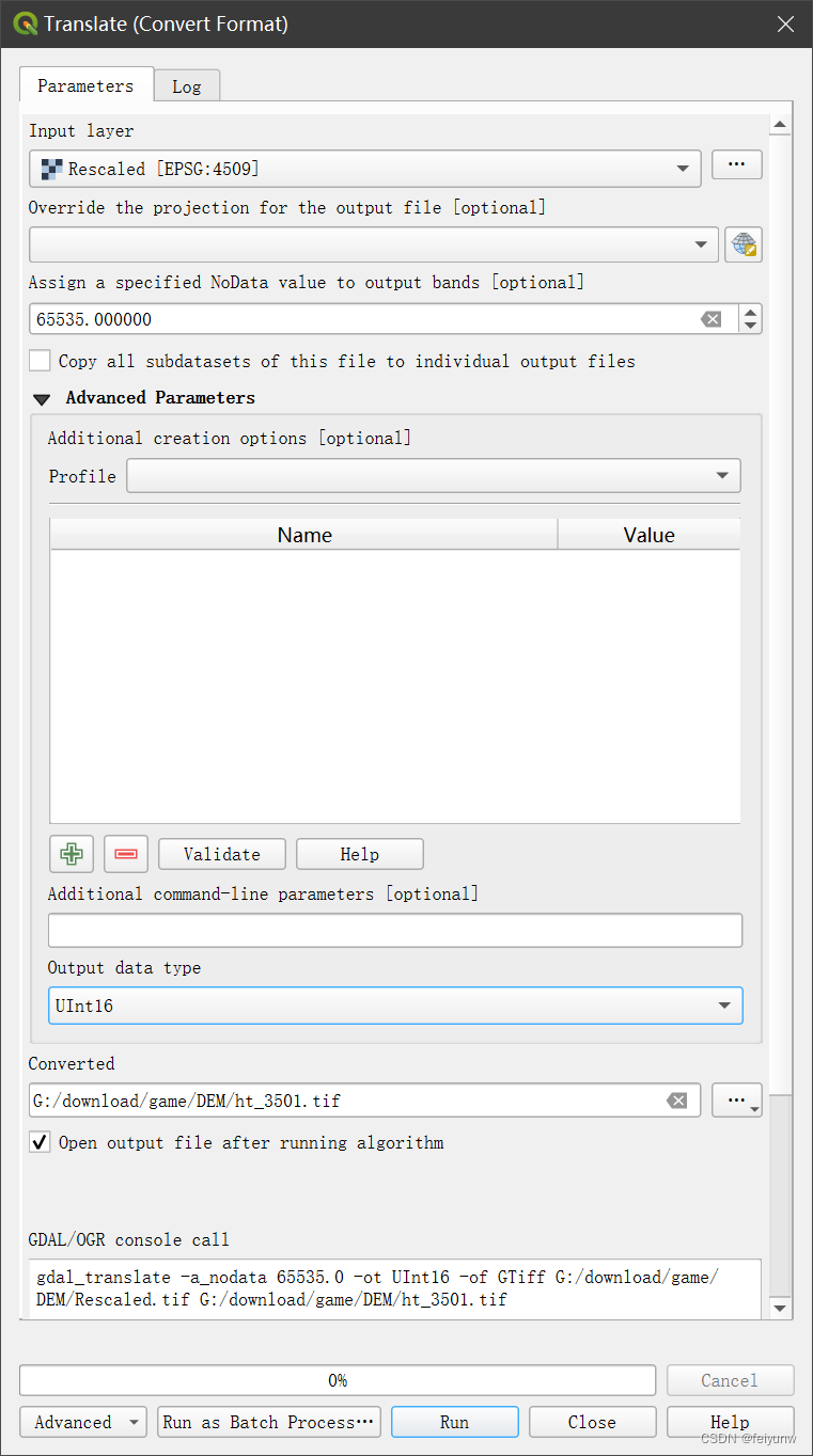 QGIS Translate