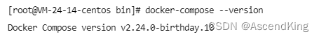 centos docker-compose安装教程-2024最新版 亲测可用