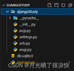 Django项目中的默认文件都有什么用