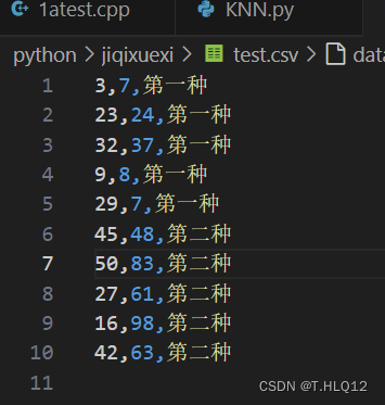 机器学习作业二之KNN算法