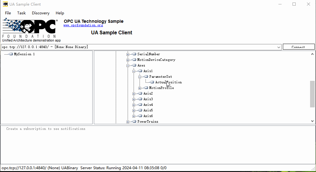 【Python】OPC UA模拟服务器实现