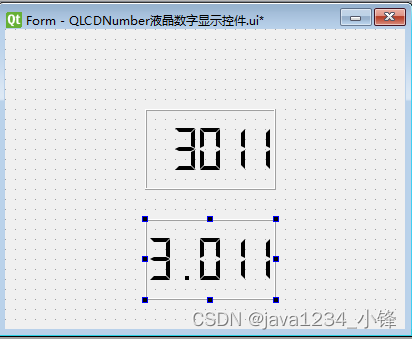 PyQt6 QLCDNumber液晶数字显示控件