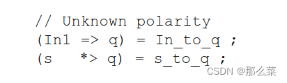 后仿真中 module path polarity 问题