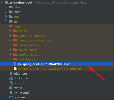 docker：部署java Springboot项目