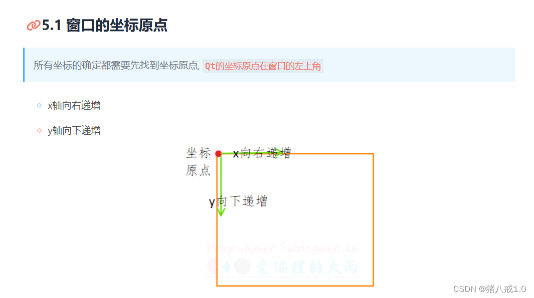 Qt中的坐标体系