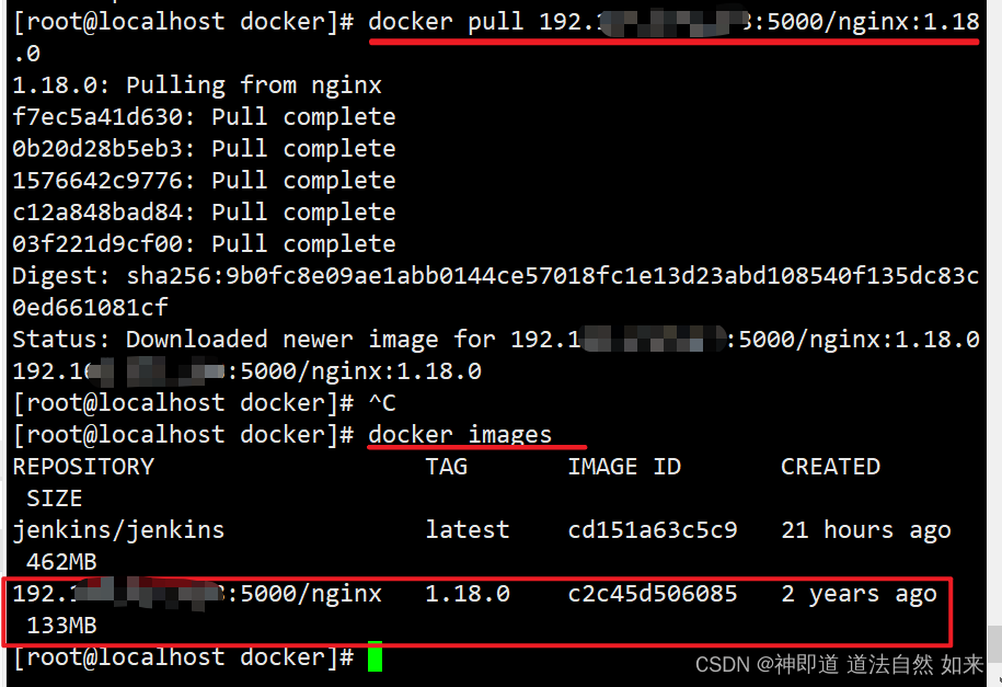 如何使用“Docker registry创建本地仓库，在服务器之间进行文件push和pull”？