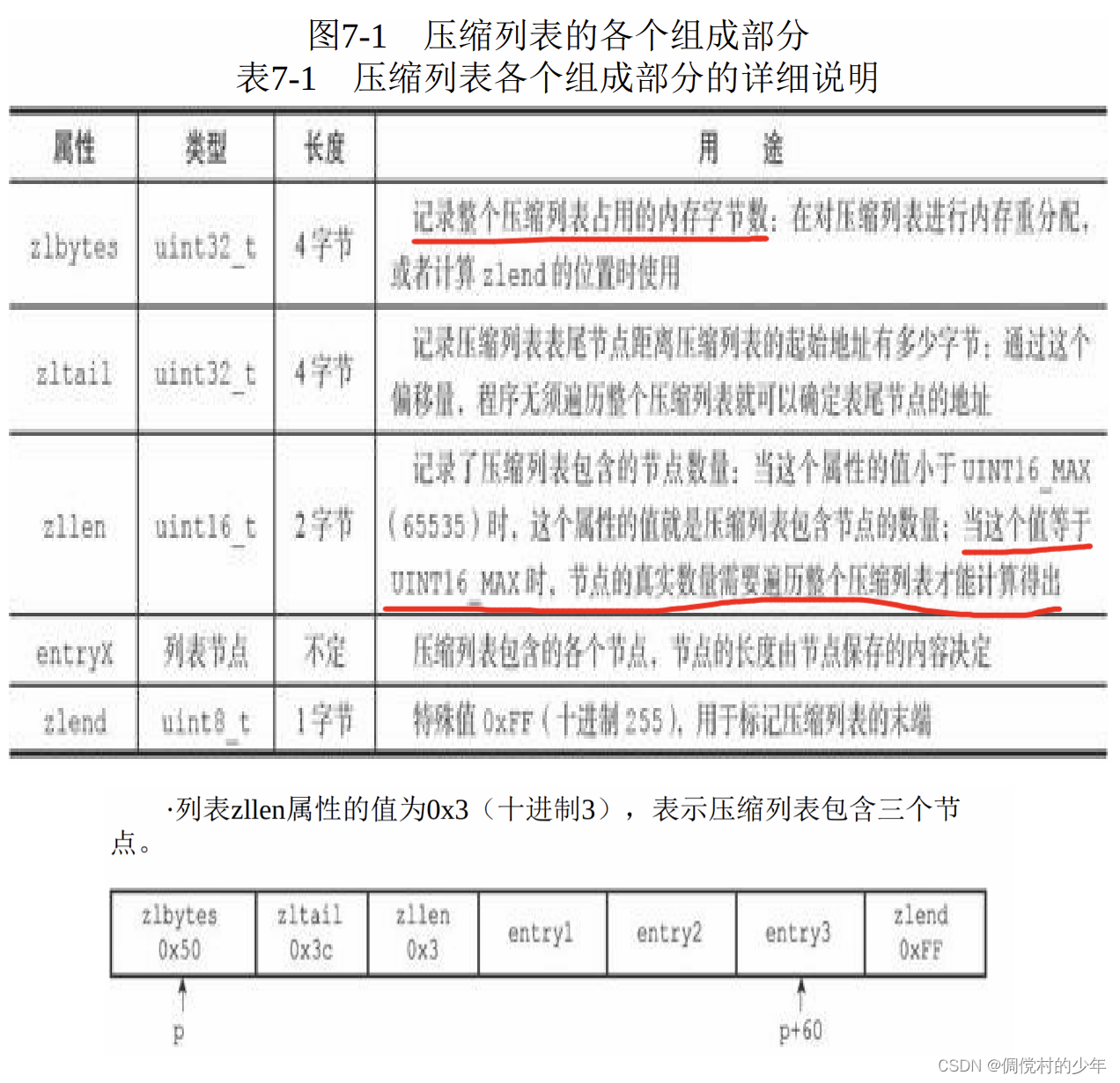 各部分解释