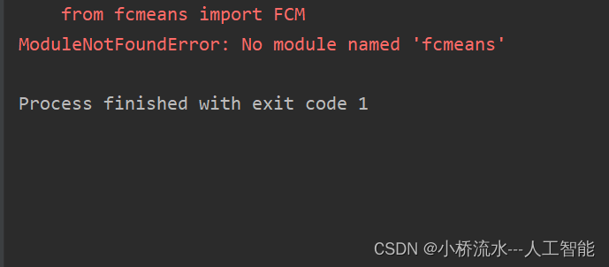 解决<span style='color:red;'>Python</span><span style='color:red;'>中</span>的 `ModuleNotFoundError: No module named ‘fcmeans‘` <span style='color:red;'>错误</span>
