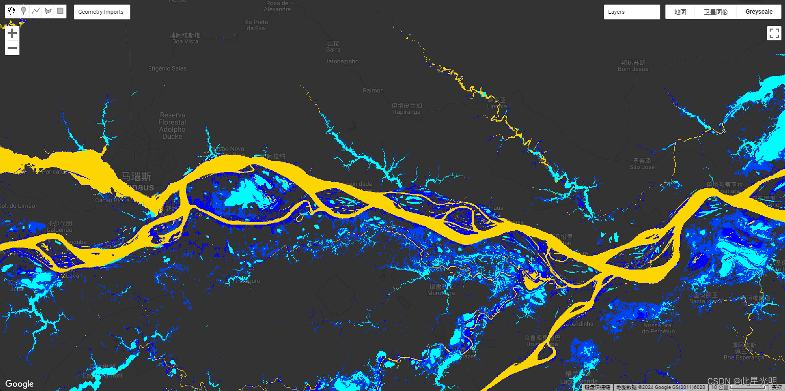 1984-2022年全球河流和湖泊表面积 (Surface Area of Rivers and Lakes，SARL)数据集