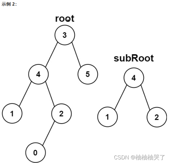 二叉树——另一颗树的子树