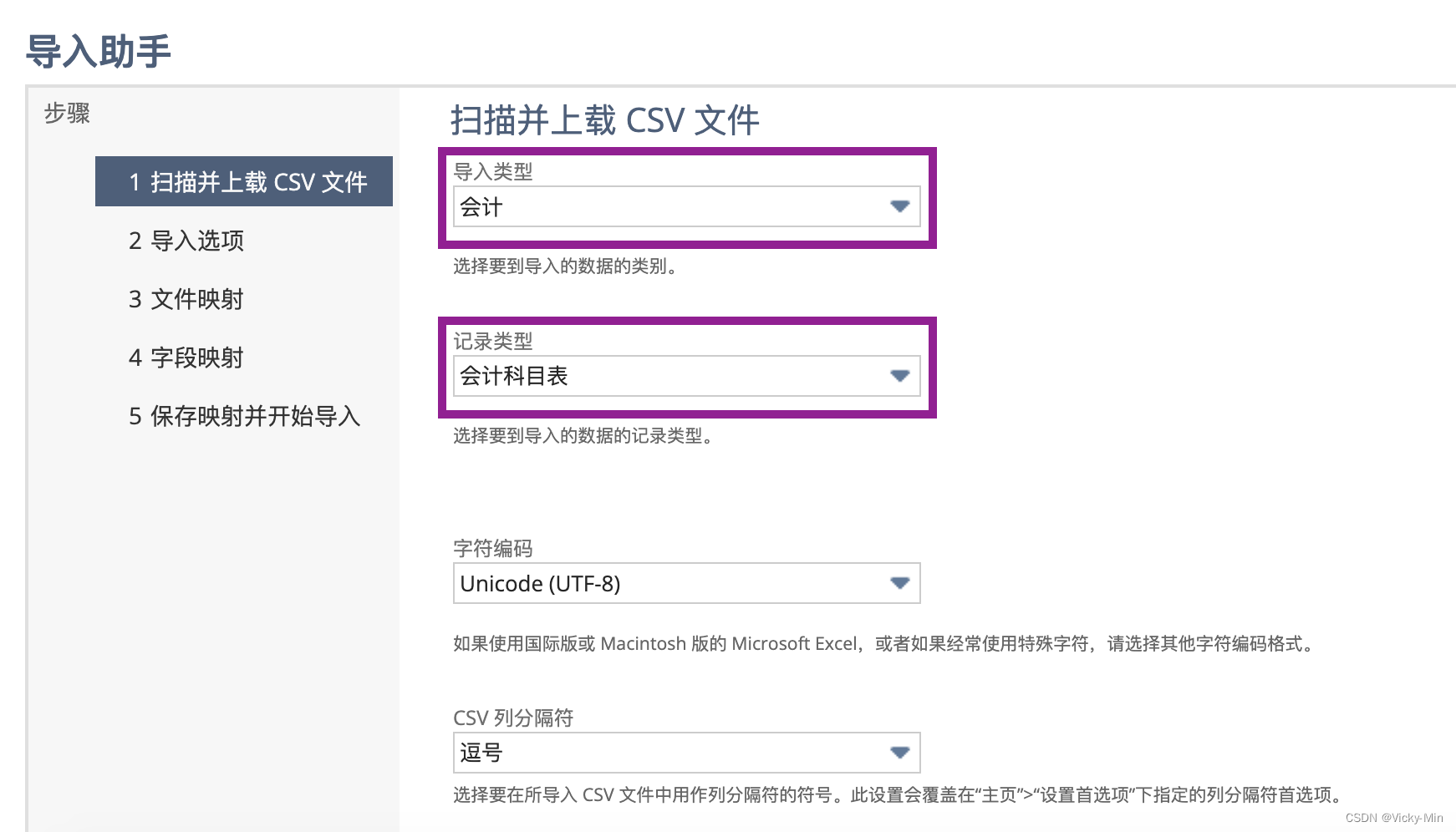 NetSuite CSV导入类型与记录类型梳理