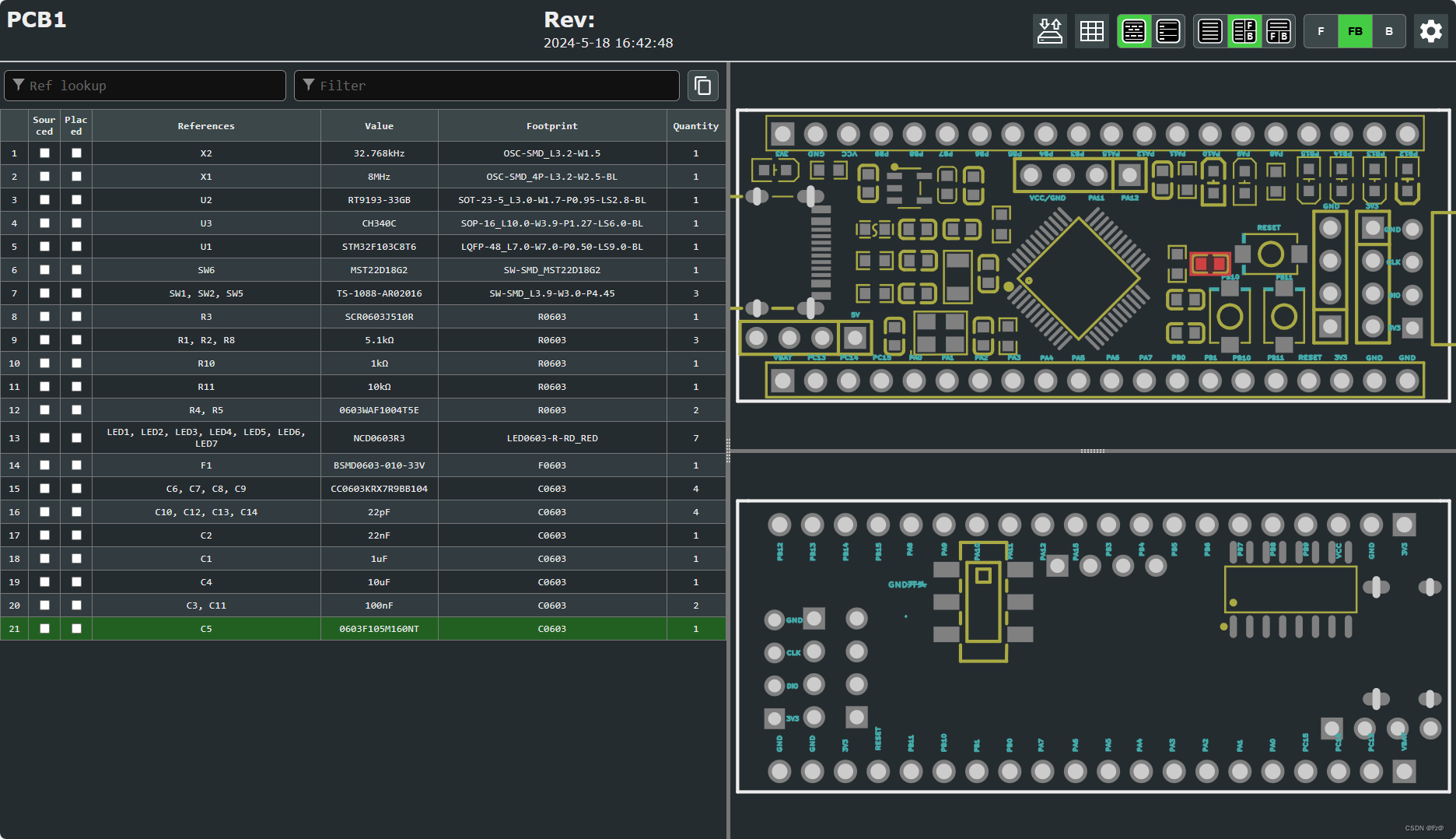ad20学习笔记——bom表输出