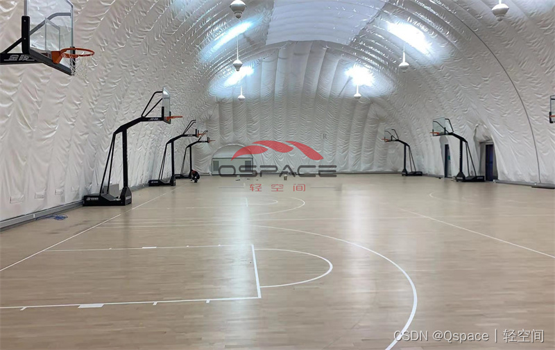 搭建一个气膜篮球馆需要多少钱—轻空间