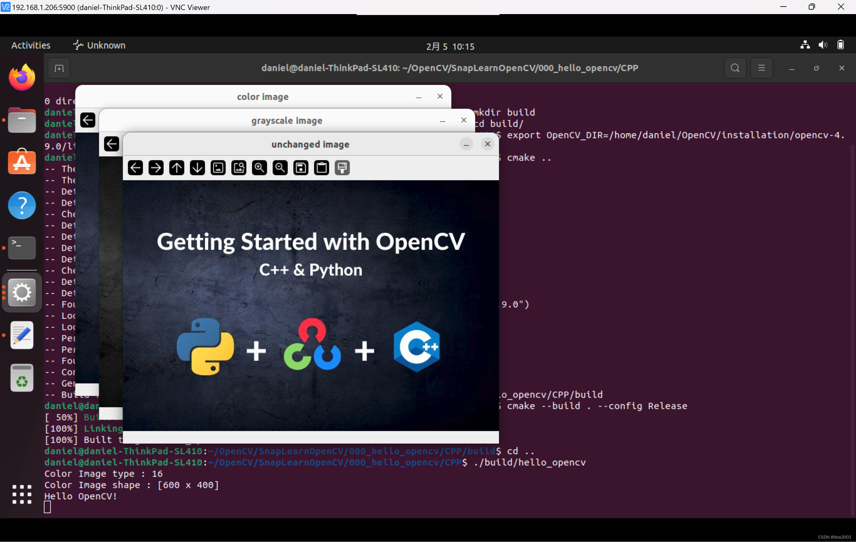 ubuntu22.04@laptop OpenCV Get Started: 000_hello_opencv