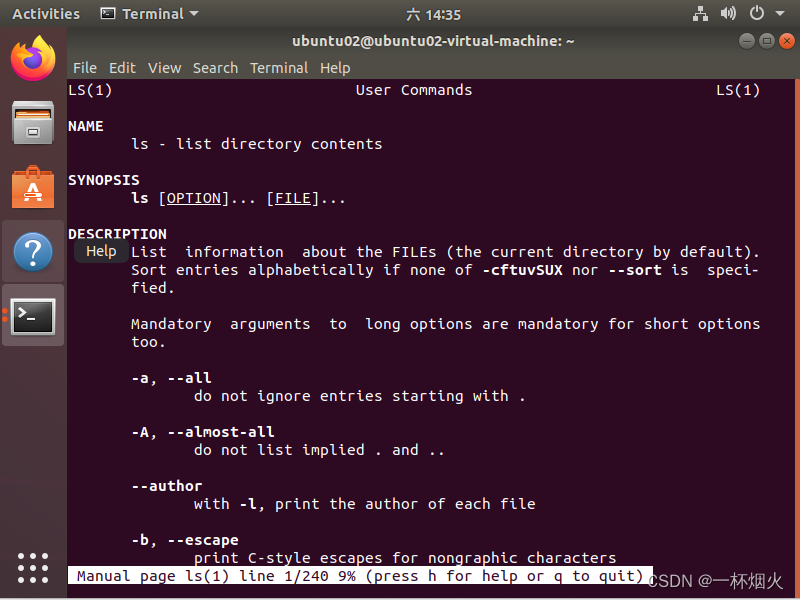 Linux文件系统结构及相关命令1（man pwd ls ctrl +Shift +T ls /etc）