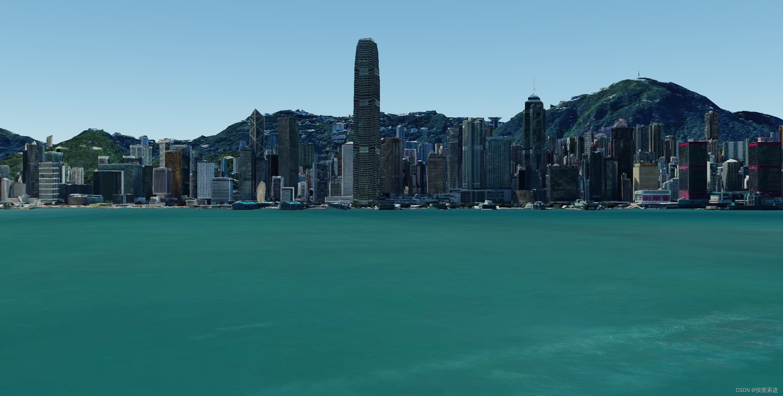 香港倾斜模型3DTiles数据漫游
