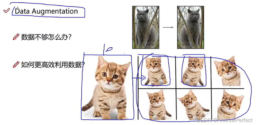 数据增强 data augmentation（在PyTorch中，data_transforms通常用于数据集处理，并且经常用于数据增强）