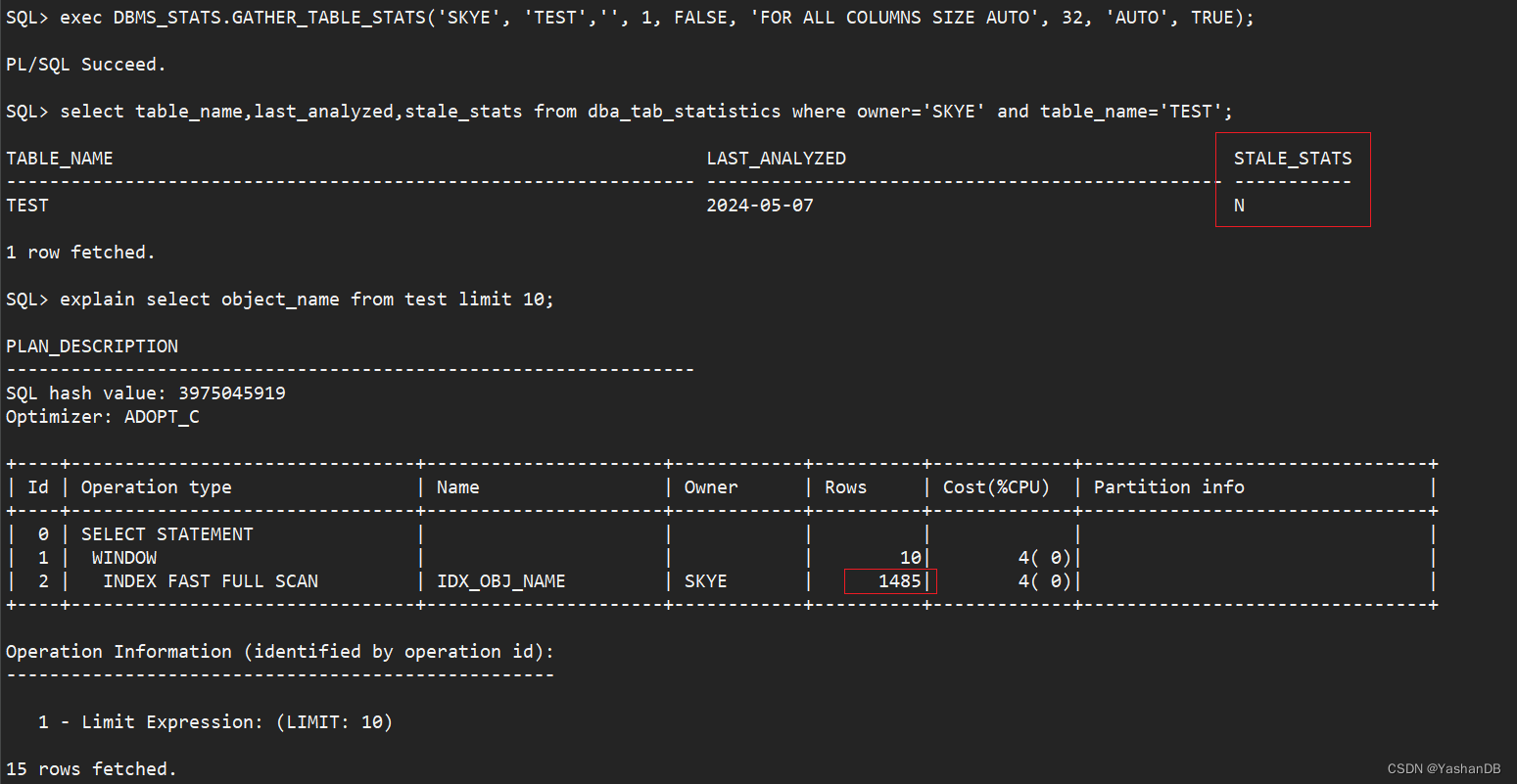 SQL查询太慢？实战讲解YashanDB SQL调优思路