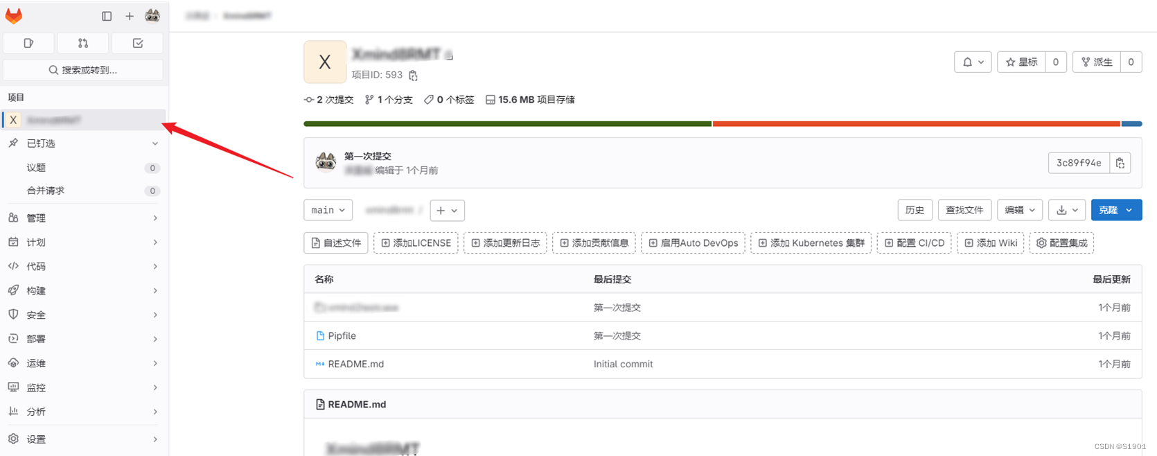 Gitlab修改仓库权限为public、Internal、Private