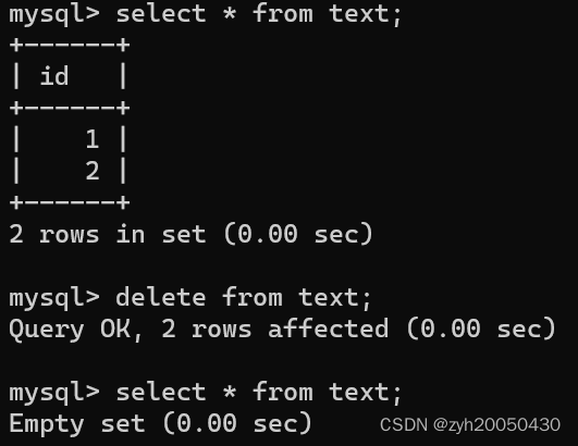 MySQL表的增删查改（基础）