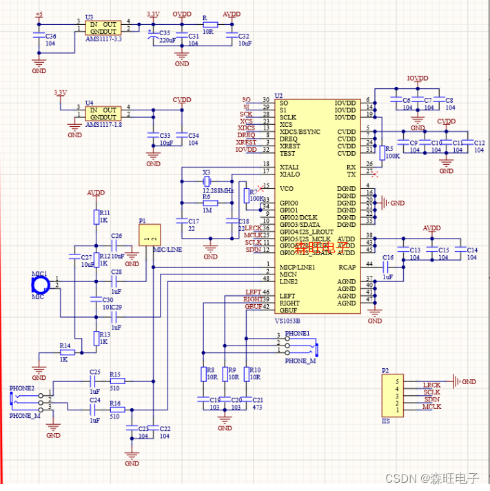 基于STM32+VS1053B的MP3设计