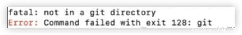 <span style='color:red;'>mac</span><span style='color:red;'>解决</span>brew install<span style='color:red;'>报</span><span style='color:red;'>错</span>“fatal: not in a git directory“