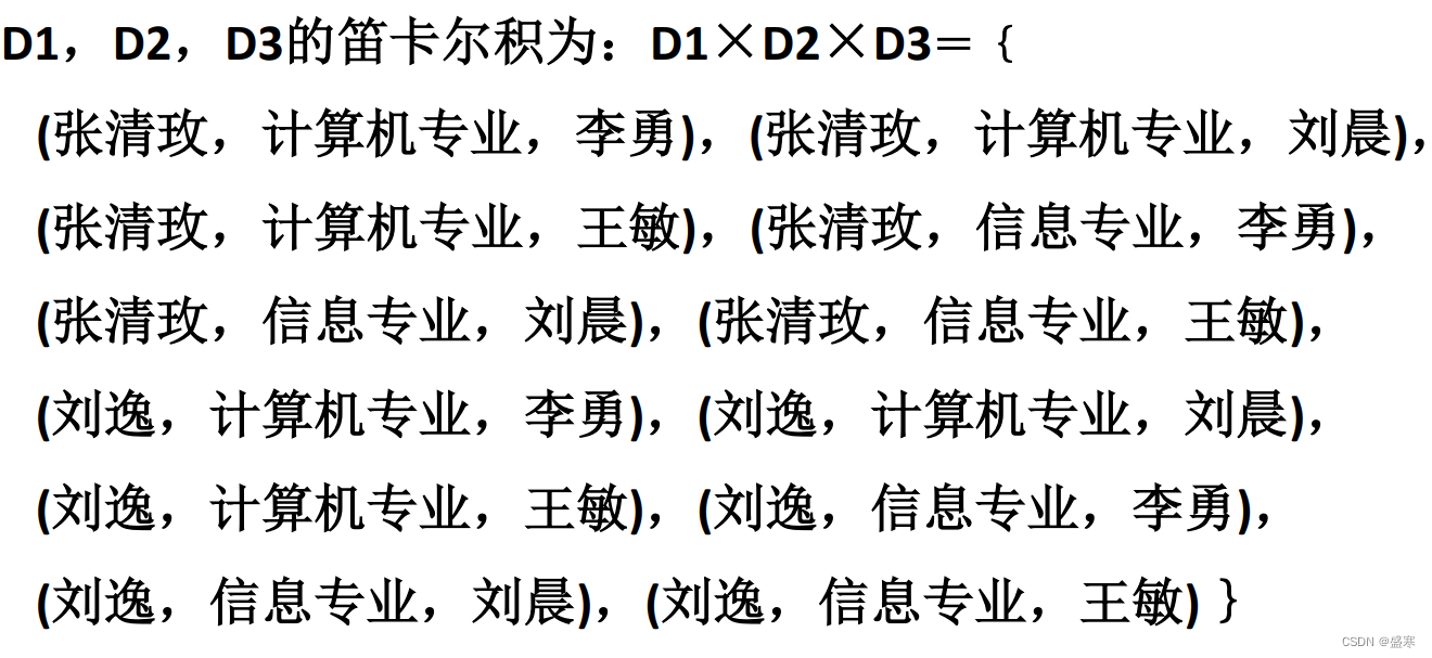 2.1 关系数据结构及形式化定义 数据库概论