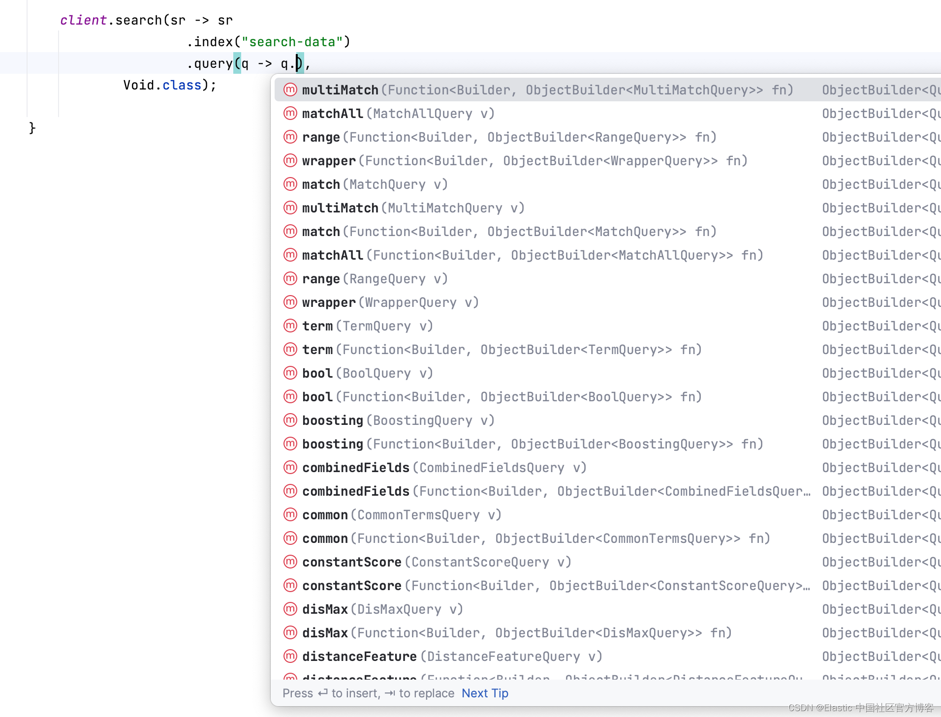 Elasticsearch：从 Java High Level Rest Client 切换到新的 Java API Client