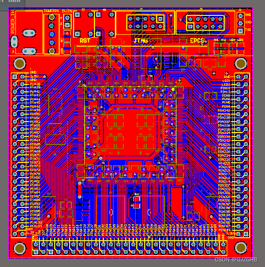 基于EP3C25Q240C8N的Cyclone3 FPGA最小系统开发板硬件（原理图+PCB）工程文件，AD09设计的工程 ...