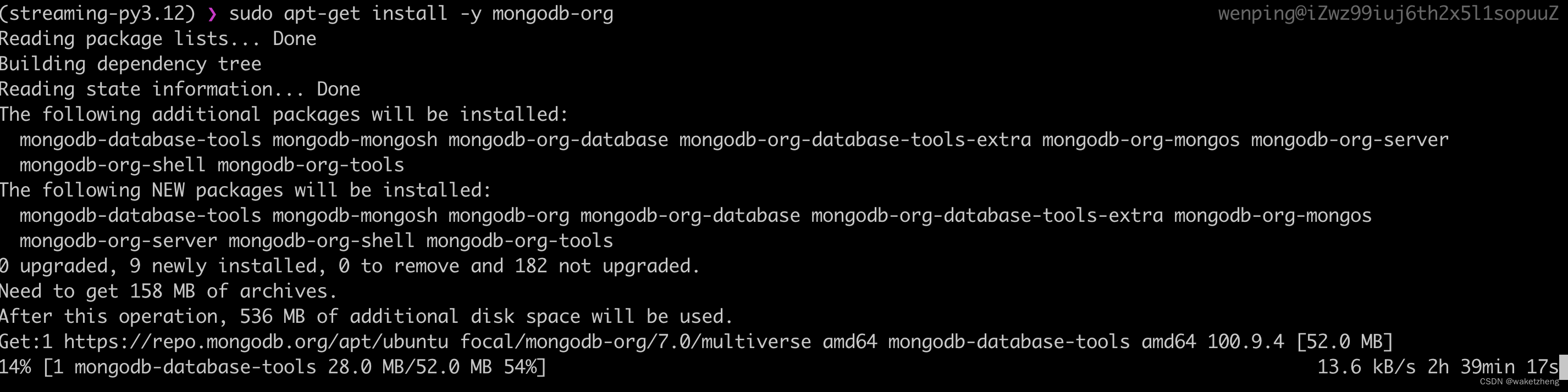 <span style='color:red;'>ubuntu</span><span style='color:red;'>20</span><span style='color:red;'>安装</span>mongodb