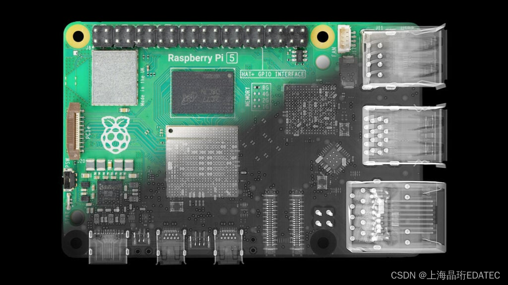 震惊！居然有人给 Raspberry Pi 5 做 X 射线！