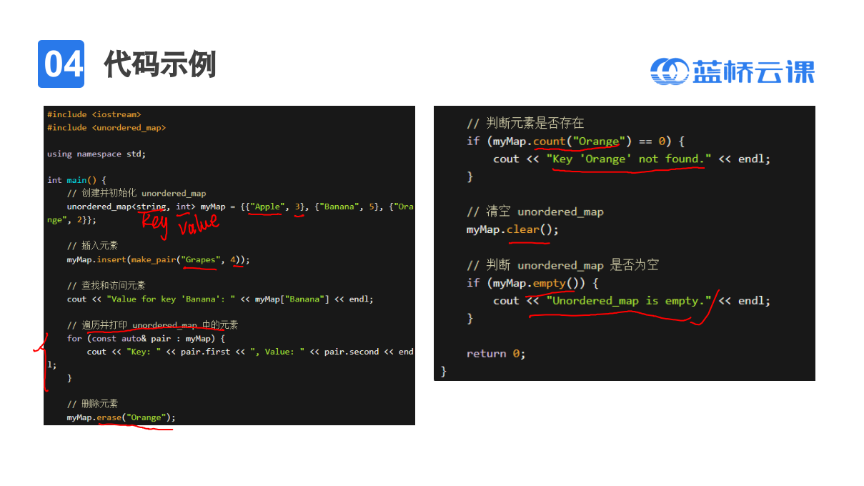 蓝桥杯省赛无忧 STL 课件17 map