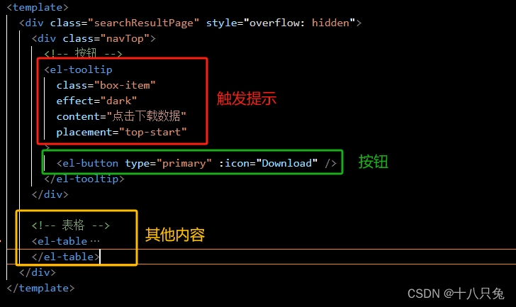 Vue3+ElementPlus: 给点击按钮添加触发提示