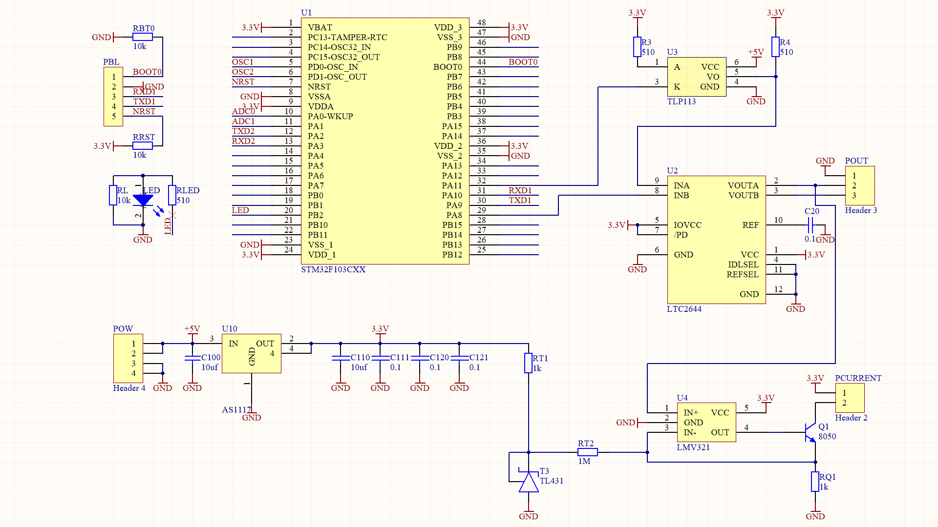 通过tlp113对ltc2644的恒流源