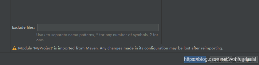 IDEA 报Module xxx is imported from Maven.Any changes made in its(已解决)