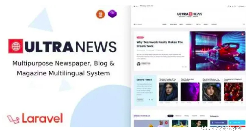 免费更新UltraNews v2.8.0 已注册 – Laravel报纸，博客多语言系统，支持AI作家，内容生成器脚本