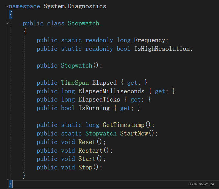 【C#】<span style='color:red;'>Stopwatch</span><span style='color:red;'>计时器</span>