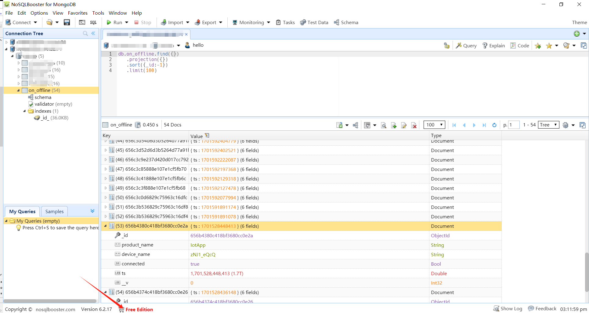 EMQX的emqx_auth_mongo报错：OP_QUERY is no longer supported