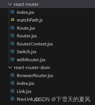 React@16.x（51）路由v5.x（16）- 手动实现文件目录参考