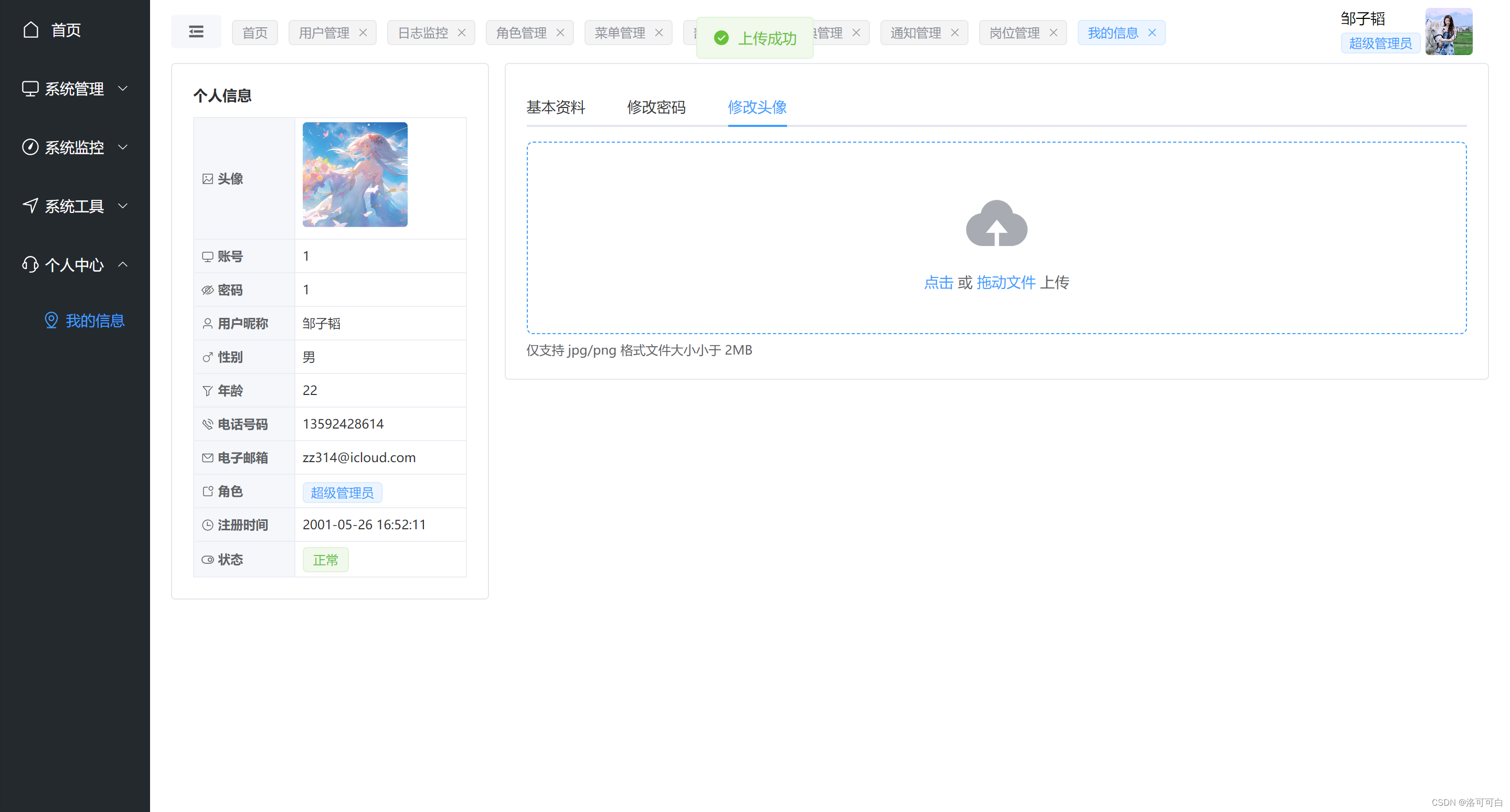 无缝集成：使用Spring Boot和Vue实现头像上传与回显功能