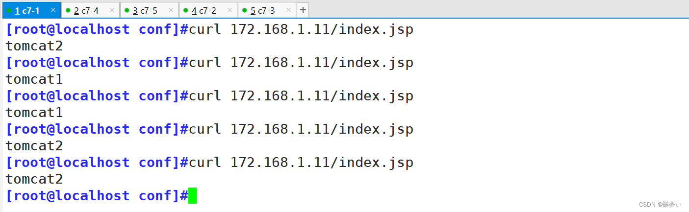 tomcat+nginx 动静分离