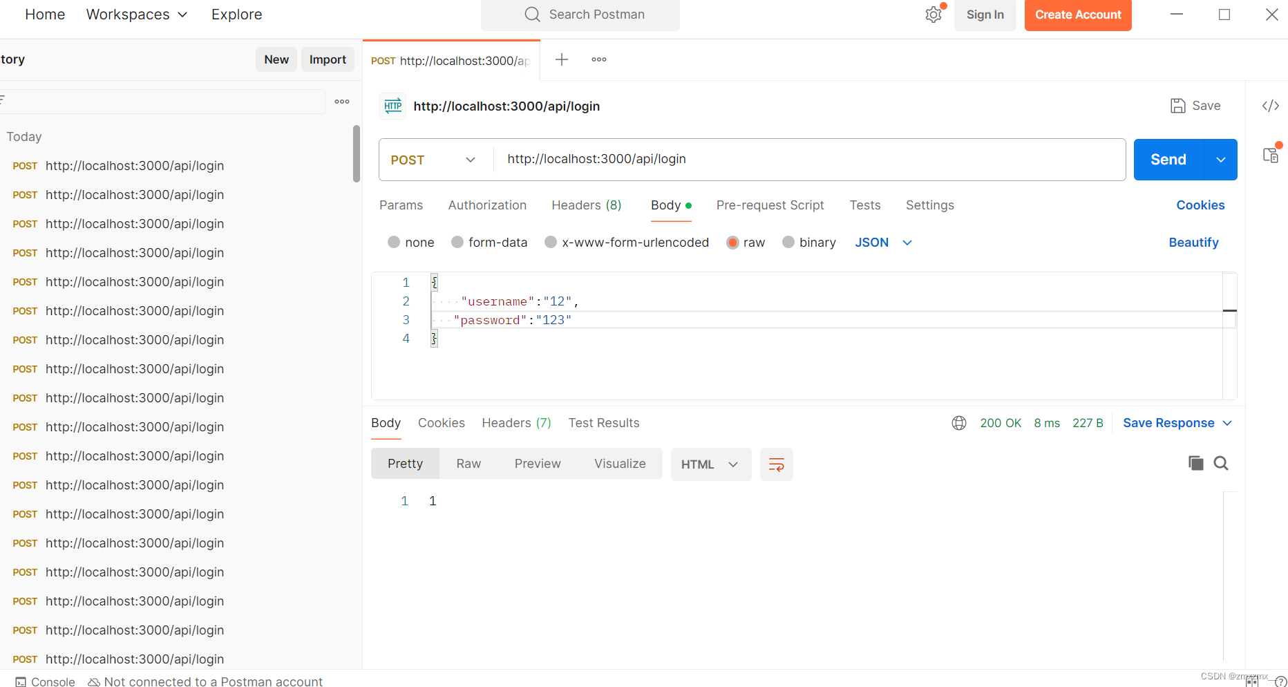 Postman测接口出现的错误_postman script pm.environment.get 读到undefined-CSDN博客