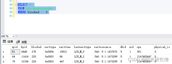  SQL Server 查询死锁以及解决死锁的基本知识（图文）