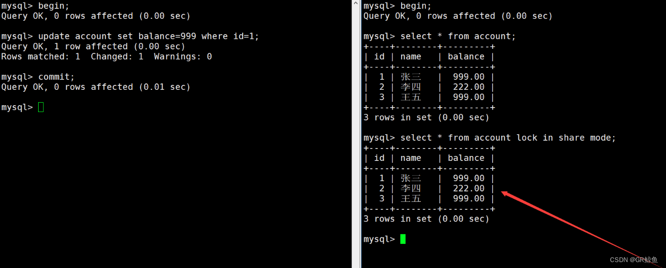 MySQL数据库⑨_事务（四个属性+回滚提交+隔离级别+MVCC）